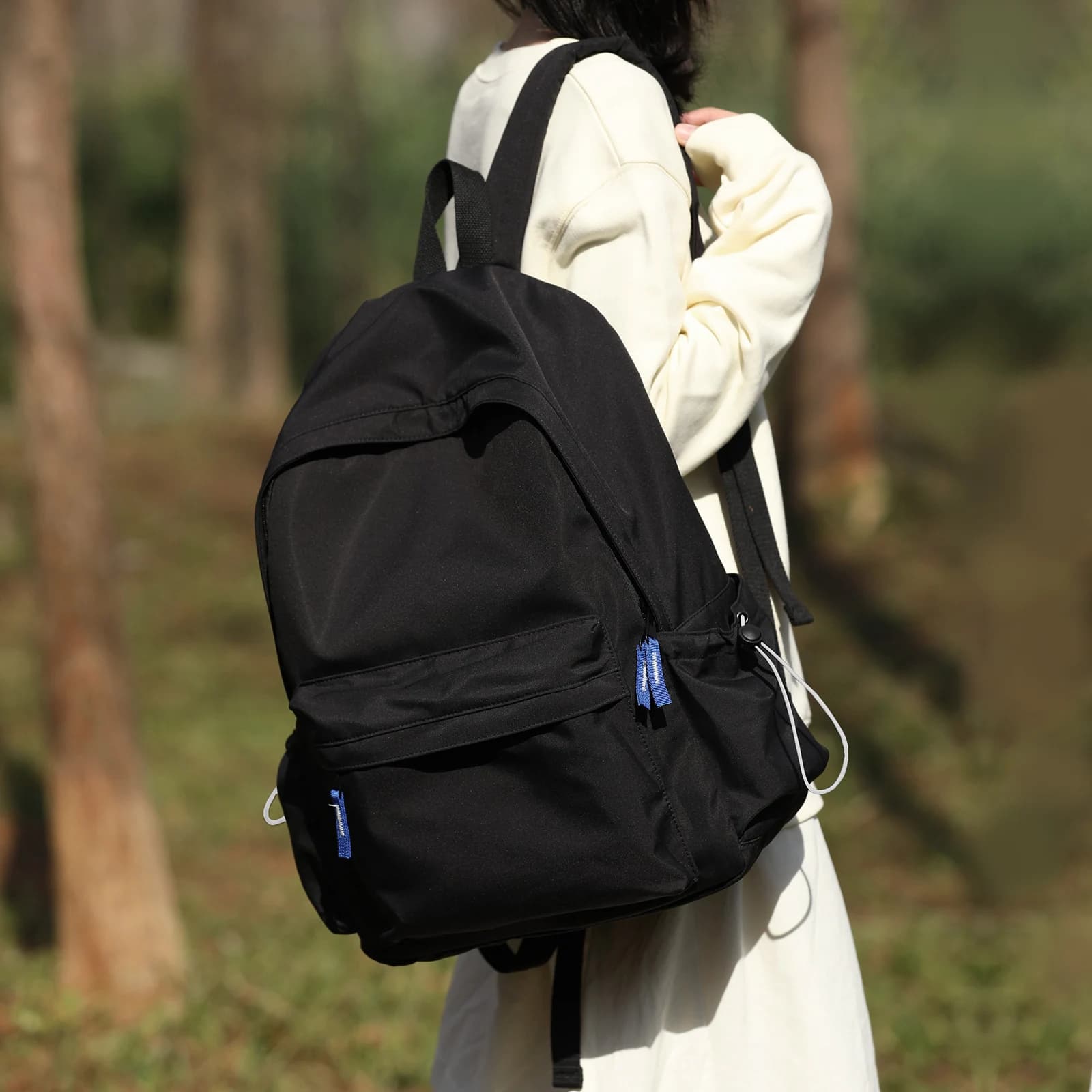 Zaino scolastico, zaino causale unisex classico leggero e resistente all'acqua per adolescenti, ragazzi e ragazze, zaino per laptop da viaggio