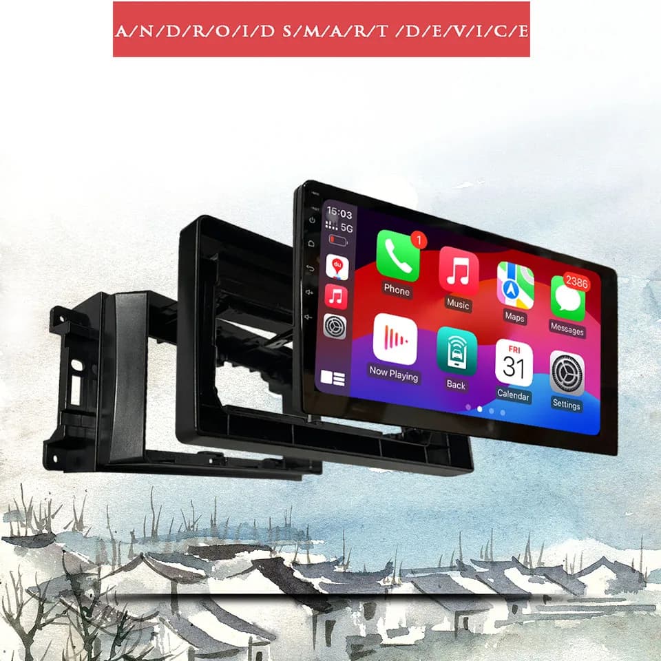 Per Dodge Ram 1500 2008 - 2012 Auto Stereo Radio lettore Video multimediale navigazione Monitor GPS Android 14 4G Lte WiFi Carplay