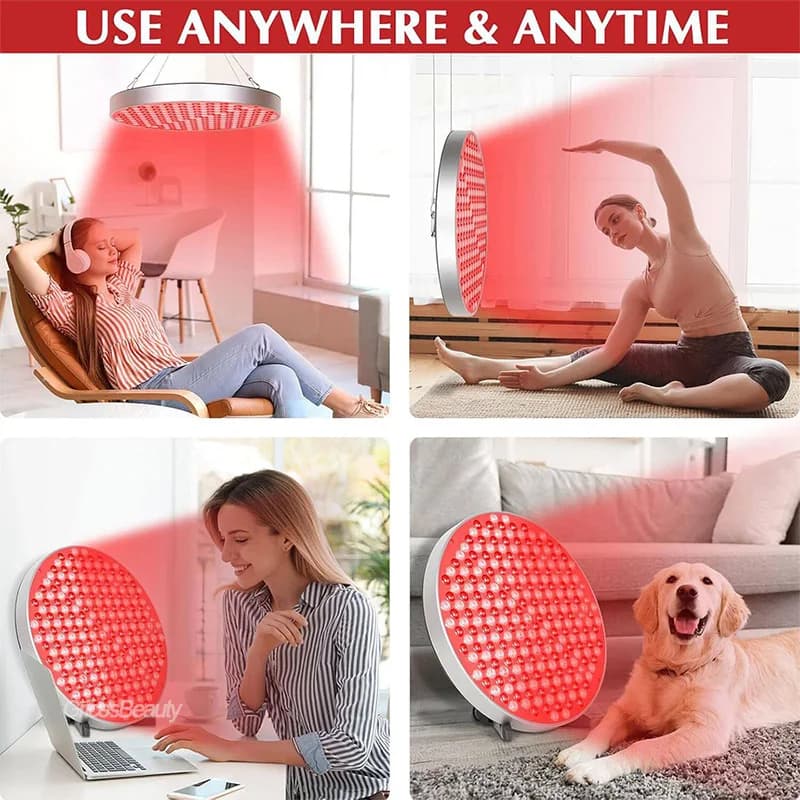 12.9 Inch Dual Wavelength 660nm Red 850nm NIR LED Lamp Body Face Anti Wrinkle Collagen Boost Pain Relief Home Office Skin Care