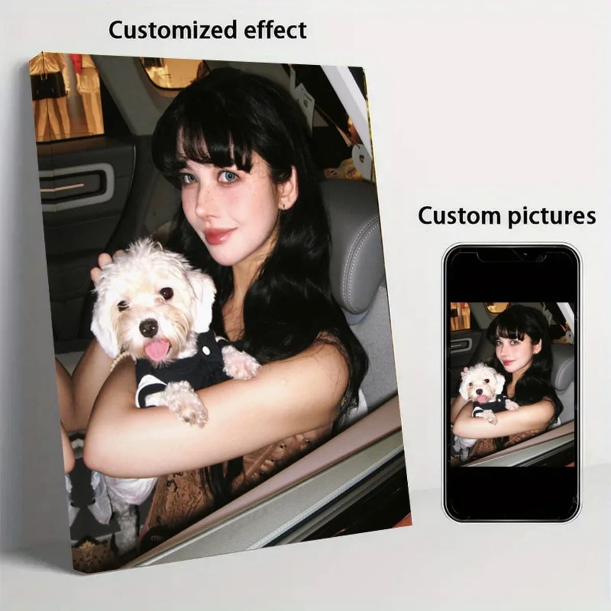 Custom Canvas Prints: Upload your photos. Choose from Modern, Classic, or Art Deco styles. An unforgettable keepsake and canvas
