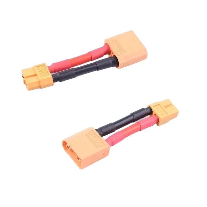 2 pezzi maschio XT90 a femmina XT60 adattatore batteria 12awg RC cavo di ricarica batteria 40mm