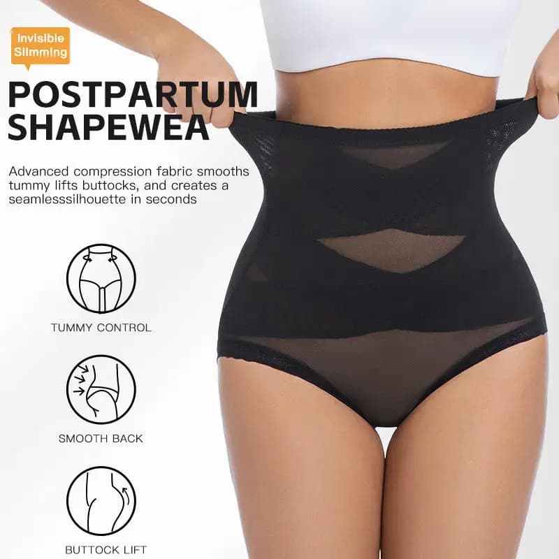 Women’s High Waist Tummy Control Shapewear Shorts Hip Lifting Body Shaping Underwear Seamless Butt Lifting Slimming Panties