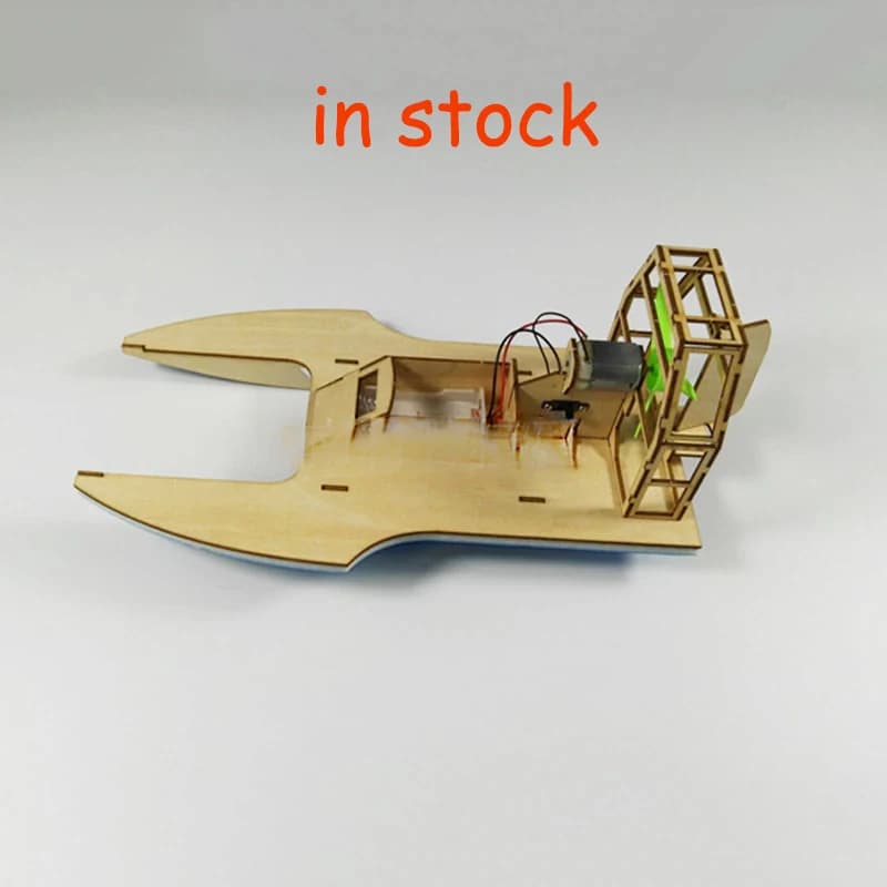 Pesce volante assemblato tecnologia elettrica del motoscafo del vento piccola produzione fai da te piccolo Kit fatto a mano