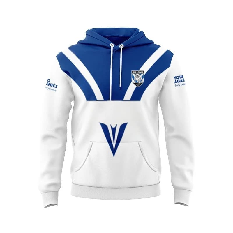 2024 Bulldog Team Men's Hoodie Rugby Jersey Size S-5XL "Customizable Name Number" High Quality