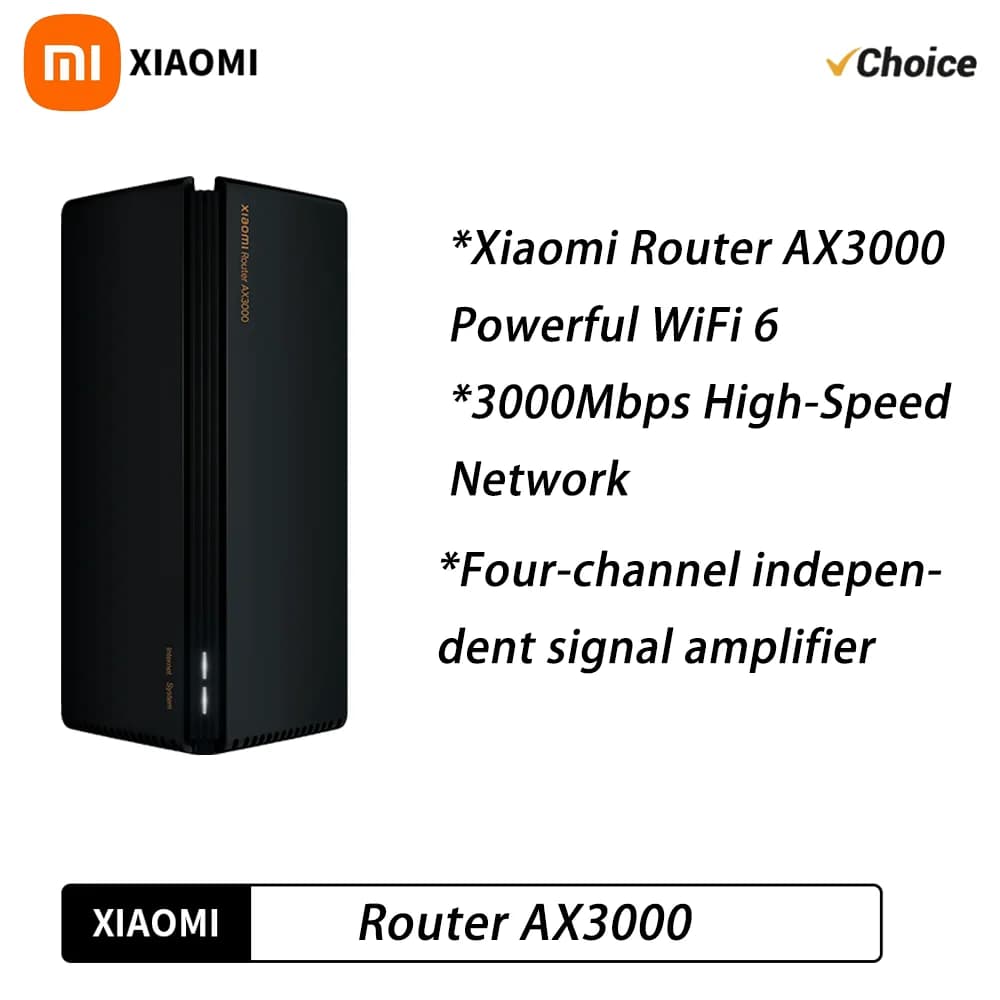 Original Xiaomi AX3000 Wifi Router Repeater Extend Gigabit Amplifier Signal Booster WIFI 6 Nord Vpn Super Mesh 5GHz MIJIA App CN