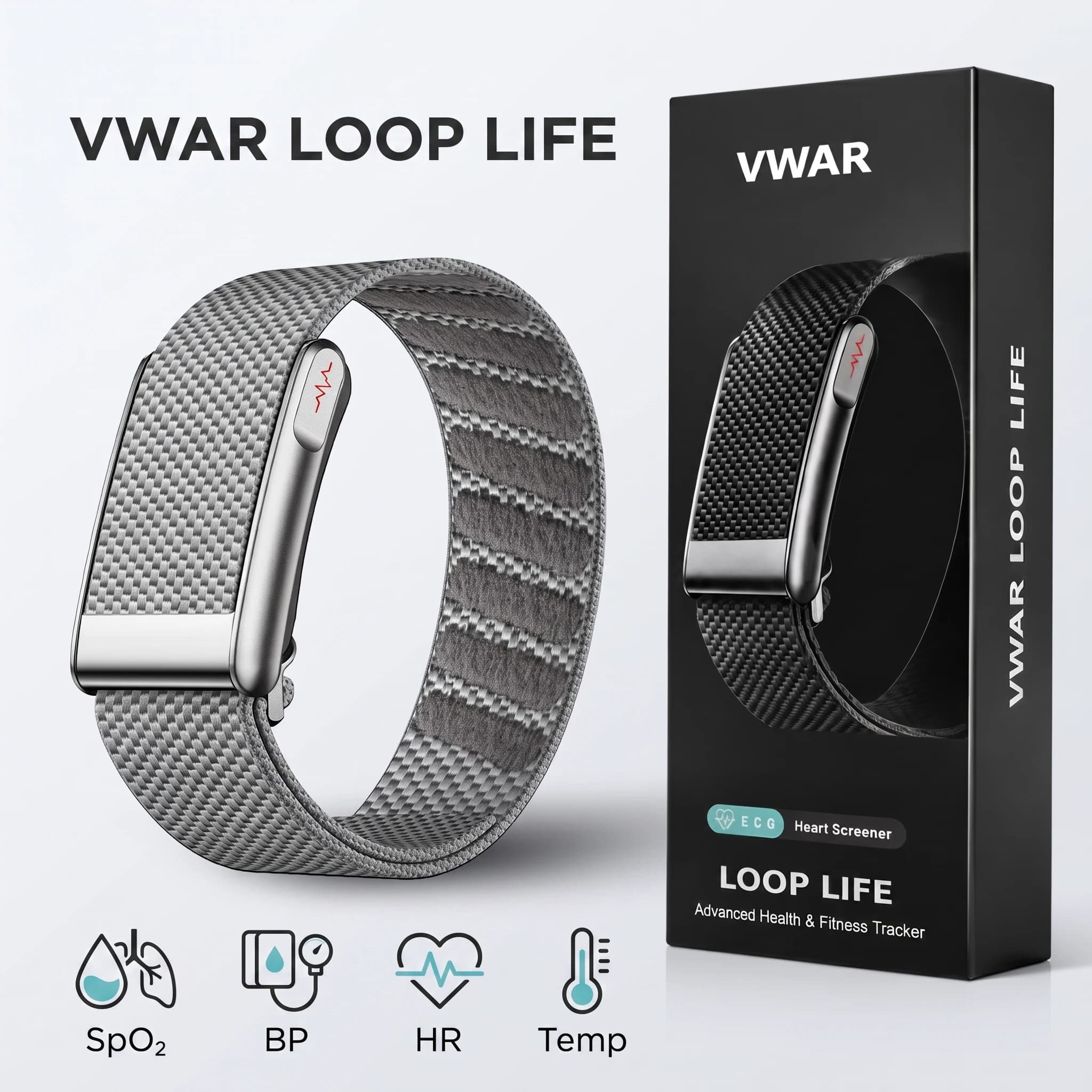 2026 NEW VWAR Smart Band Fitness Tracker Blood Oxygen Pressure Body Temperature Monitoring Multiple Sports Modes Smart Bracelet