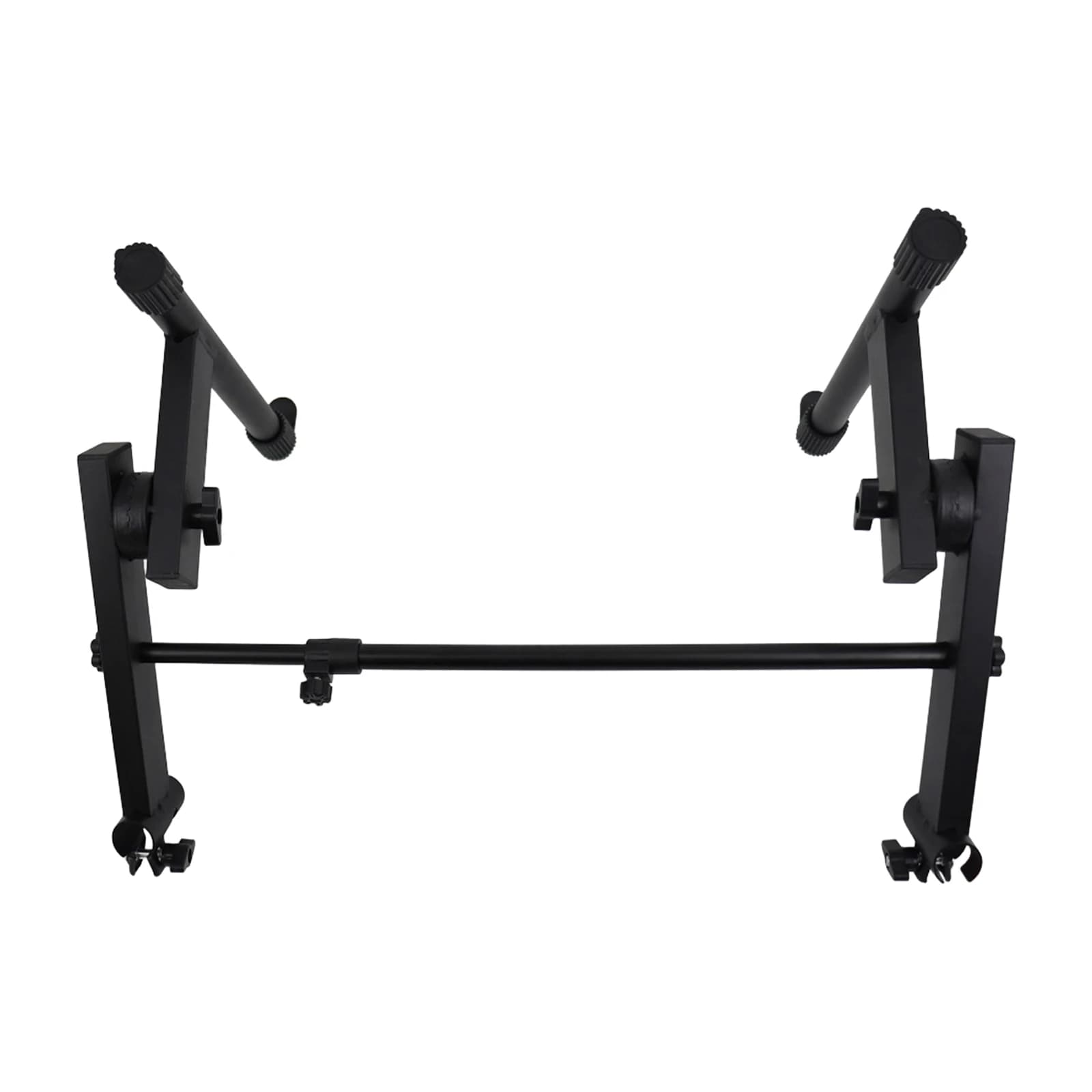 Supporto per pianoforte elettrico in metallo Supporto per tastiera a 2 livelli Estensione Tastiere impilabili Supporto per strumenti musicali