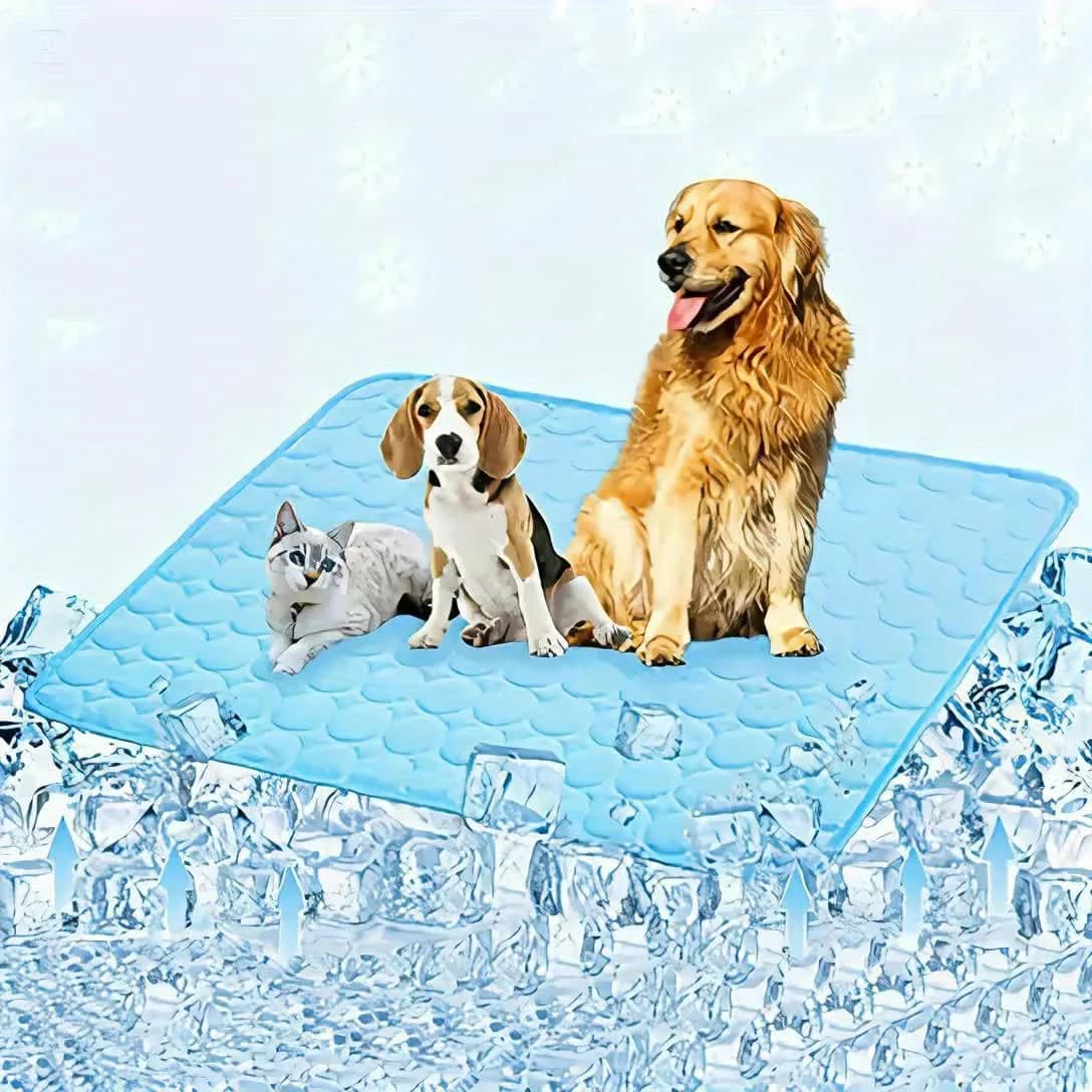 Cooling Mat for Dogs and Cats Coolling Mats Breathable Washable Pet Bed with Polyester Fiber Filling Ideal for Summer Car Seat