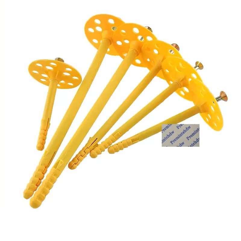 50Pcs isolamento della parete esterna fissaggio vite di fissaggio piastra di lavaggio in plastica ancoraggio di espansione