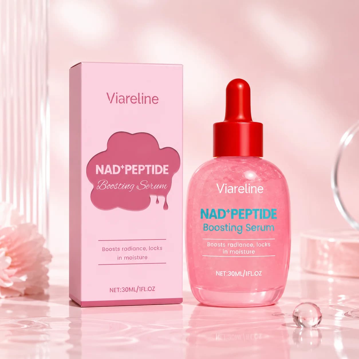 Siero Viso al Collagene Idratante Anti-Età Essenza Idratante Profonda Cura della Pelle Restringimento Pori Illuminante Rassodante Liquido per Donne