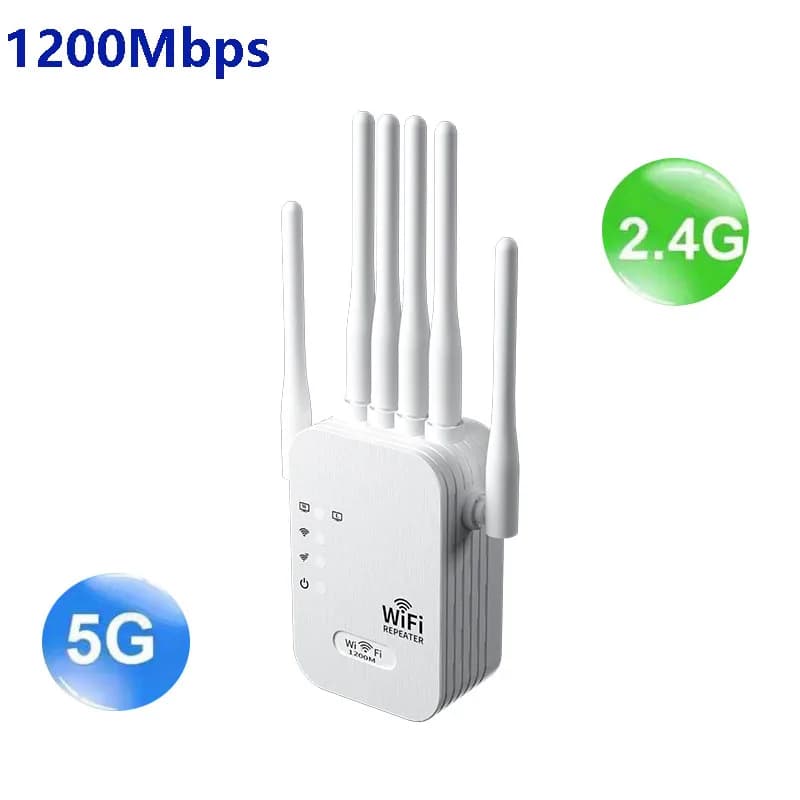Il potenziatore di espansione dell'amplificatore di segnale WiFi espende la ricezione del ponte ripetitore del router domestico di rete wireless, 2,4G/5GHz