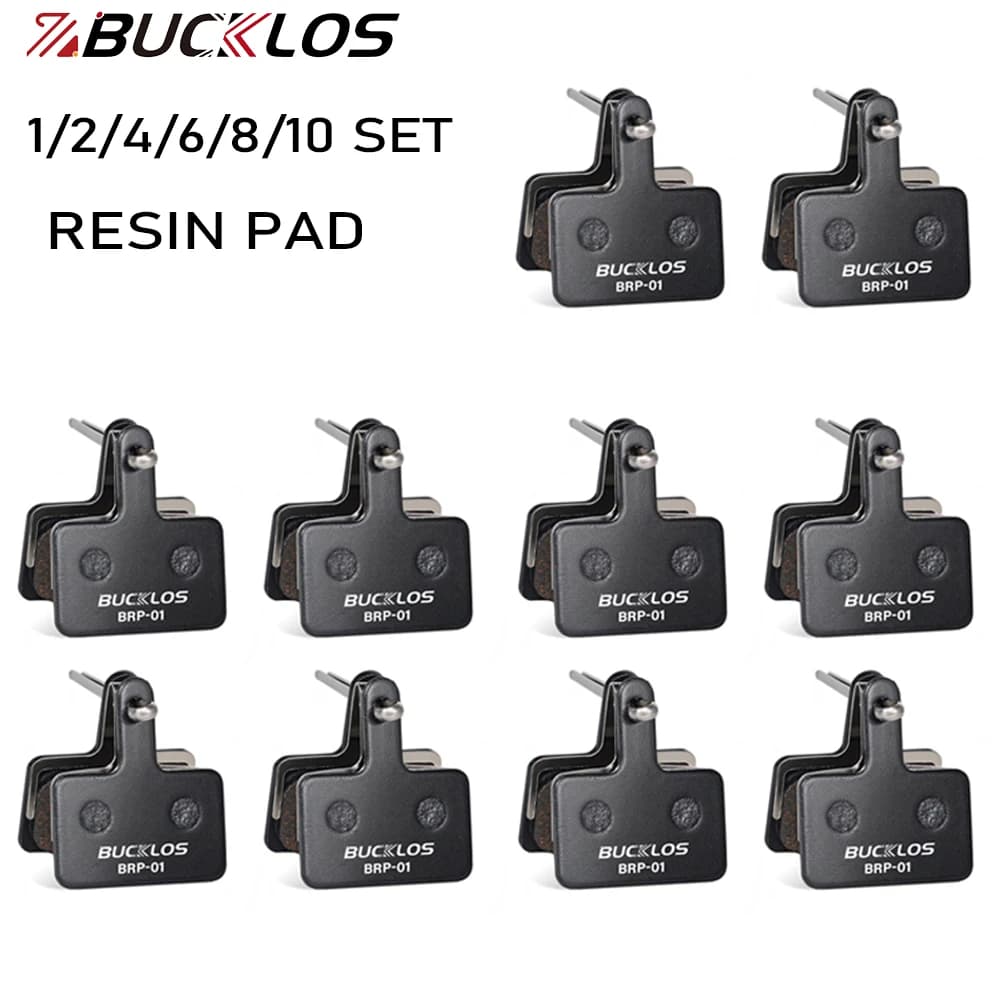 BUCKLOS Pastiglie per bicicletta in resina ForB01S B03S B05S Pastiglie freno a disco idraulico Road Mountain Bike Pastiglie per MT200 MT400 M485 M525 M355