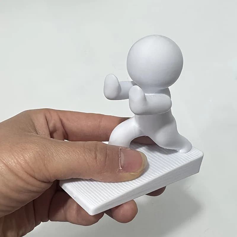Confezione da 2 Pezzi con Design Casuali, Fermaporta Stampato in 3D, Fermaporta Decorativo Carino per Vendite Transfrontaliere, Fermaporta Flessibile e Spostabile con Base Antiscivolo per Proteggere Pareti e Pavimenti, Decorazione per la Casa, San Valentino, Natale, Regalo (Statua da Collezione), (Ornamento Statuetta)