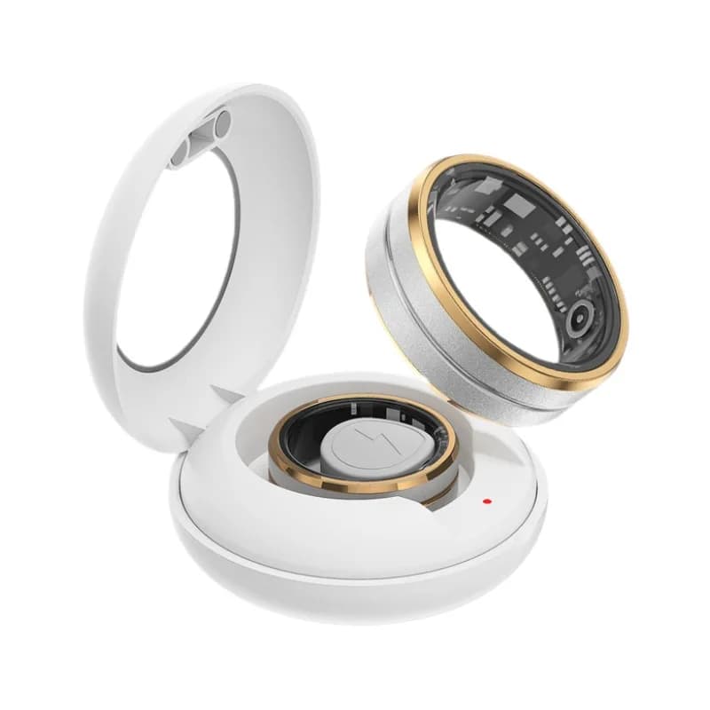 SM-Q500 Smart Ring Health Monitor for Men Blood Pressure Thermometer HeartRate SleepMonitor IP68 Waterproof for Android IOS