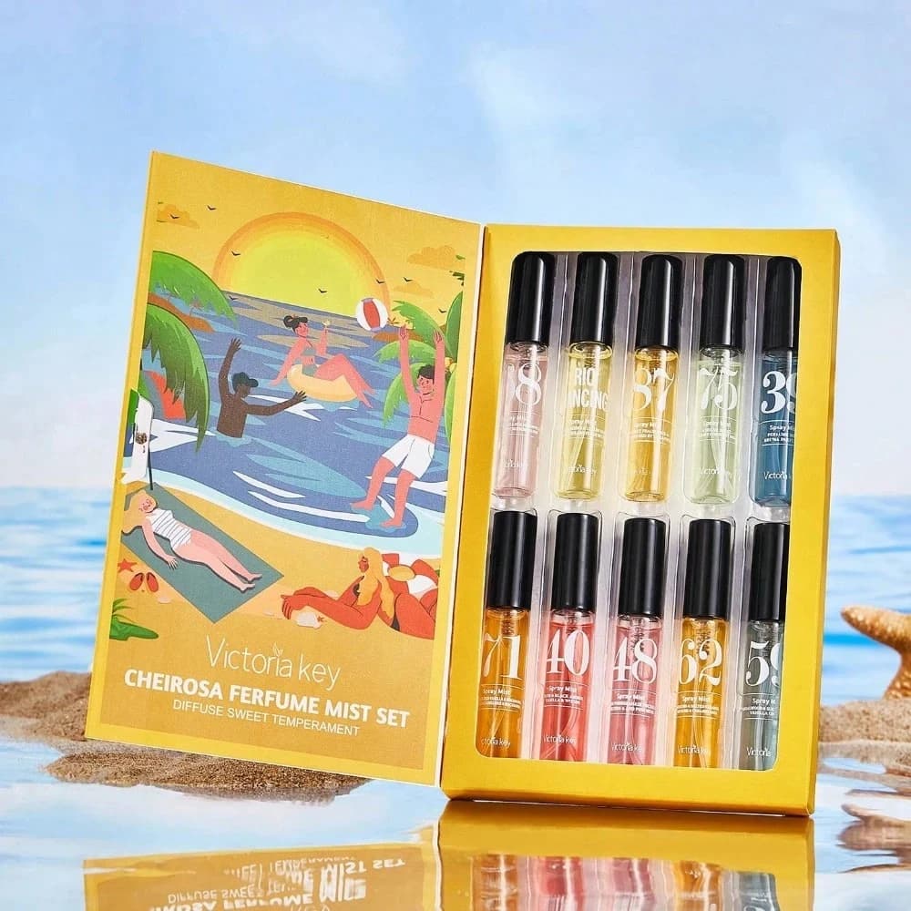 Confezione Regalo di Profumo Unisex Lussuoso ed Elegante — Fragranza Floreale Persistente e Atmosferica — Universale e Versatile per Regali