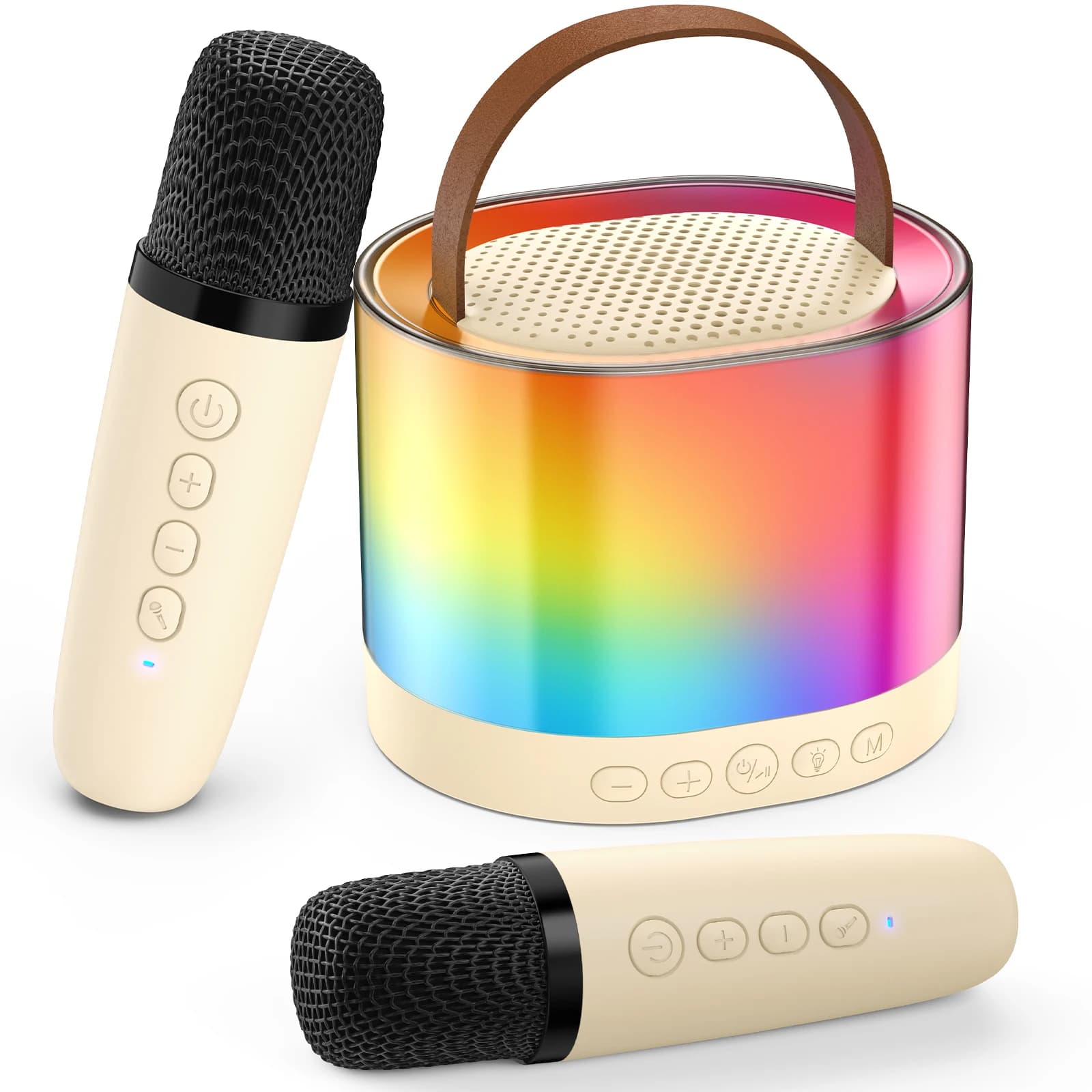 JYX D23 Microfono doppi wireless Macchina per karaoke KTV Altoparlante Bluetooth per bambini e adulti Regalo per feste