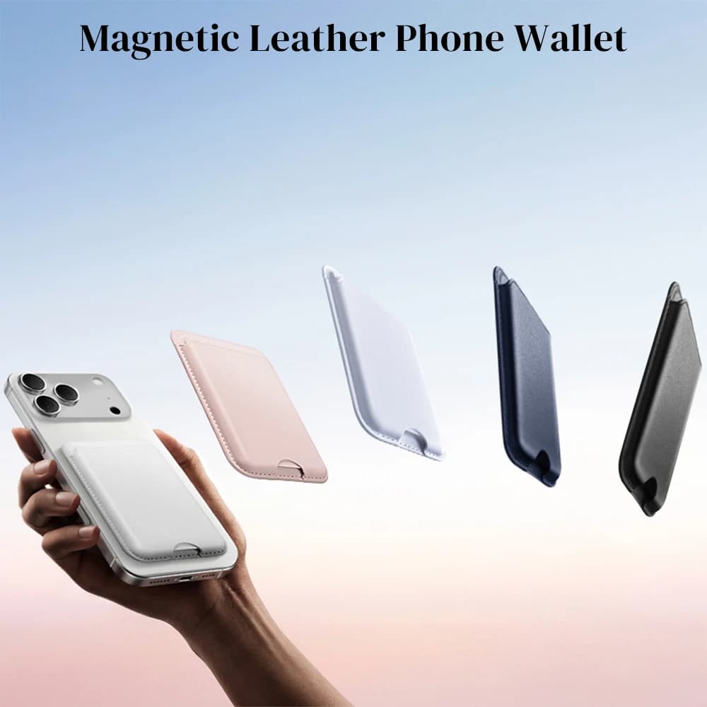 2 Portacarte Magnetici MagSafe con Protezione RFID per iPhone 17/16/15/14