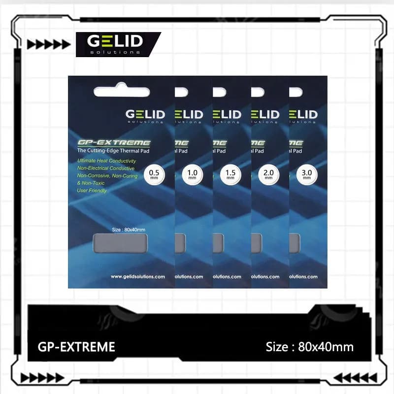 GELID GP-EXTREME Thermal Pad CPU/GPU Graphics Card Motherboard high-performance Pad Heat Dissipation Silicone Pad Multi-Size