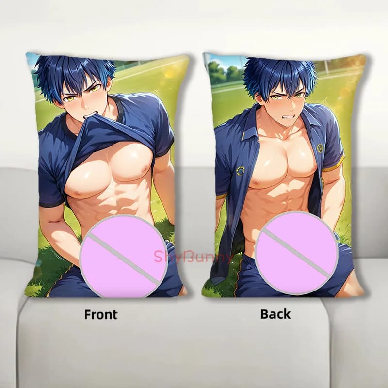 Dakimakura Anime Kisaragi Toma fodera per cuscino per divano cuscino per cuscino con stampa su entrambi i lati 40x60cm