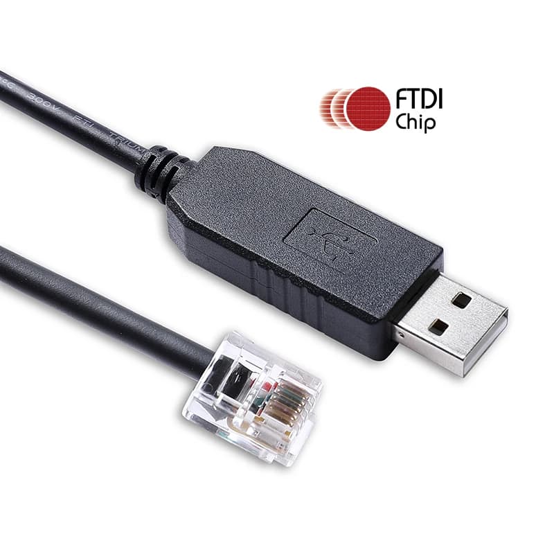 GE Fanuc Serie 90-30 PLC IC693CBL316 Cavo seriale FTDI FT232RL Cavo gestore stazione USB RS232 a RJ11