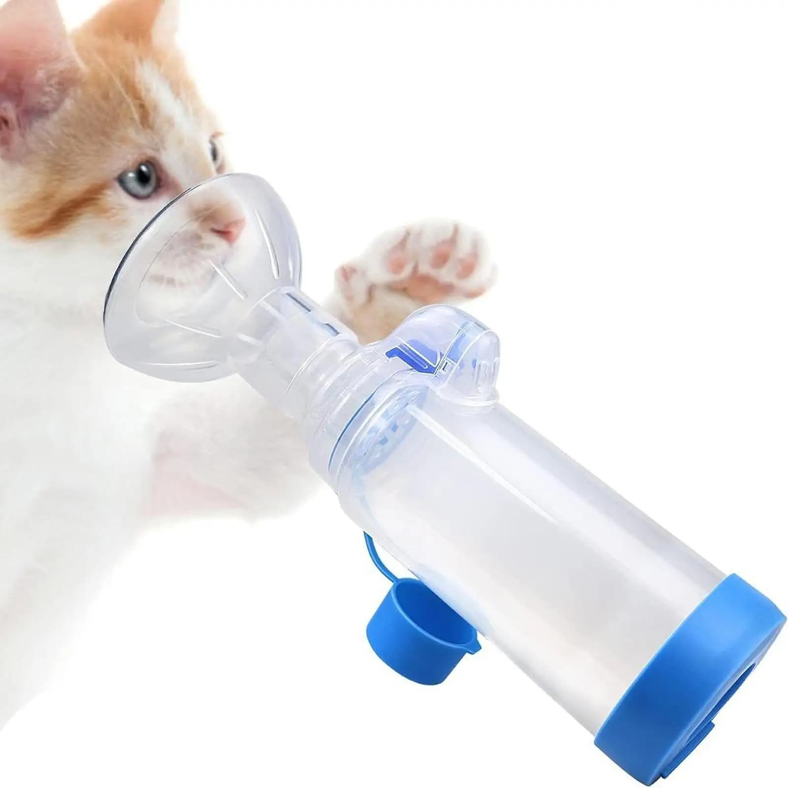 Camera distanziale per inalatore per animali domestici per cani di piccola taglia Gatti da viaggio portatili Usa maschera per inalatore nebulizzatore Apparecchio per la respirazione degli animali