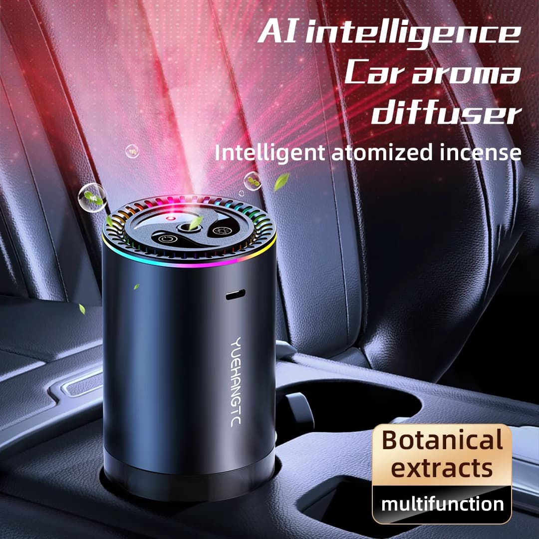 Universal car aromatherapy machine, car aromatherapy machine, deodorant, perfume, aromatherapy machine for start and stop the car
