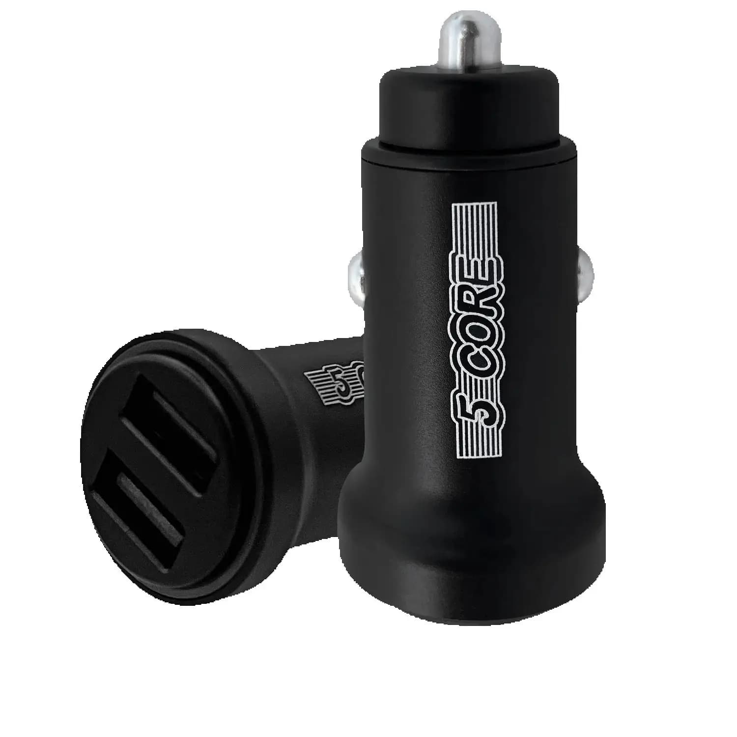 5 Core USB Car Charger Cigarette Lighter Adapter Dual USB Port Adapter 12/24 V Fast Charging CDKC13 1Pc