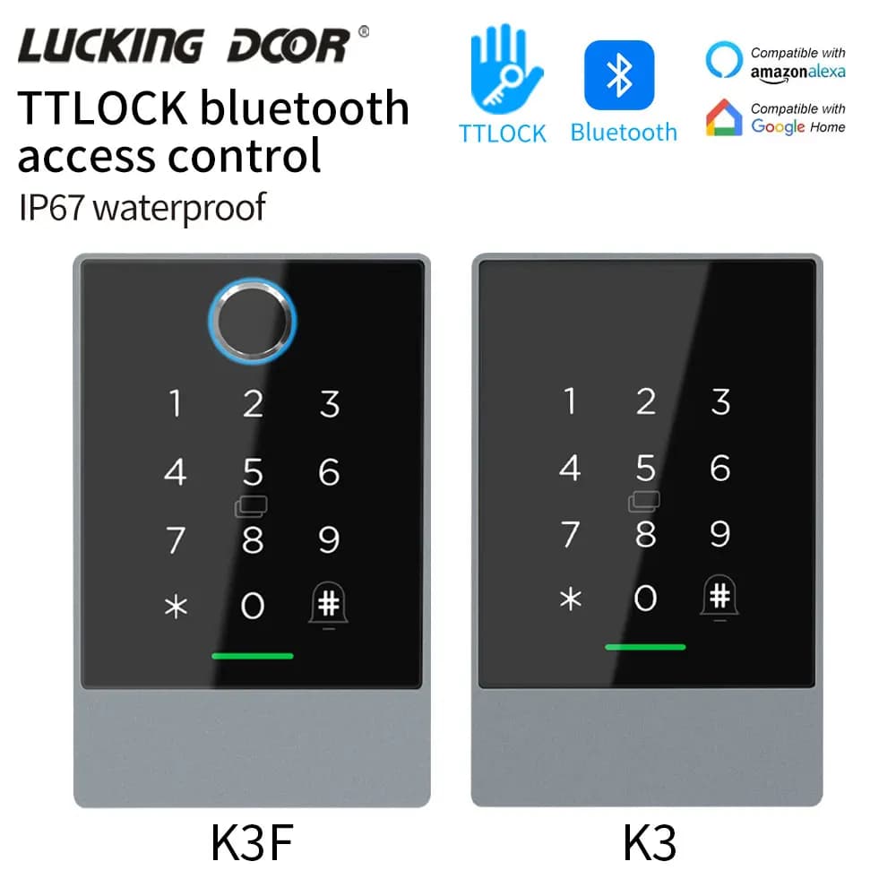 Tag NFC Ttlock Status Sensor G2 Gateway Smart Phone App 13.56 Mhz Rfid K3/K3F port access control system
