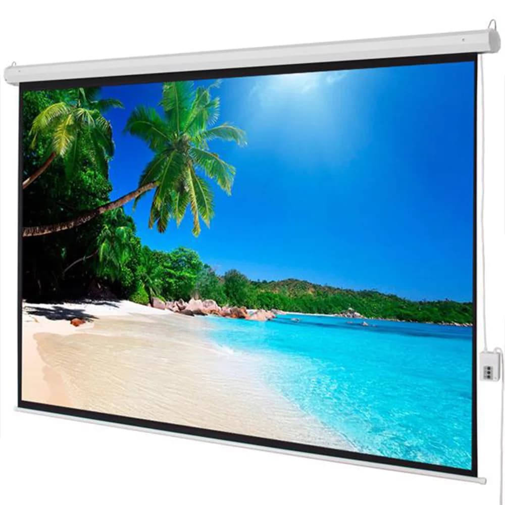 Schermo per proiettore motorizzato con area di visione 110 V PS100-5 4:3 80" x 60" con telecomando