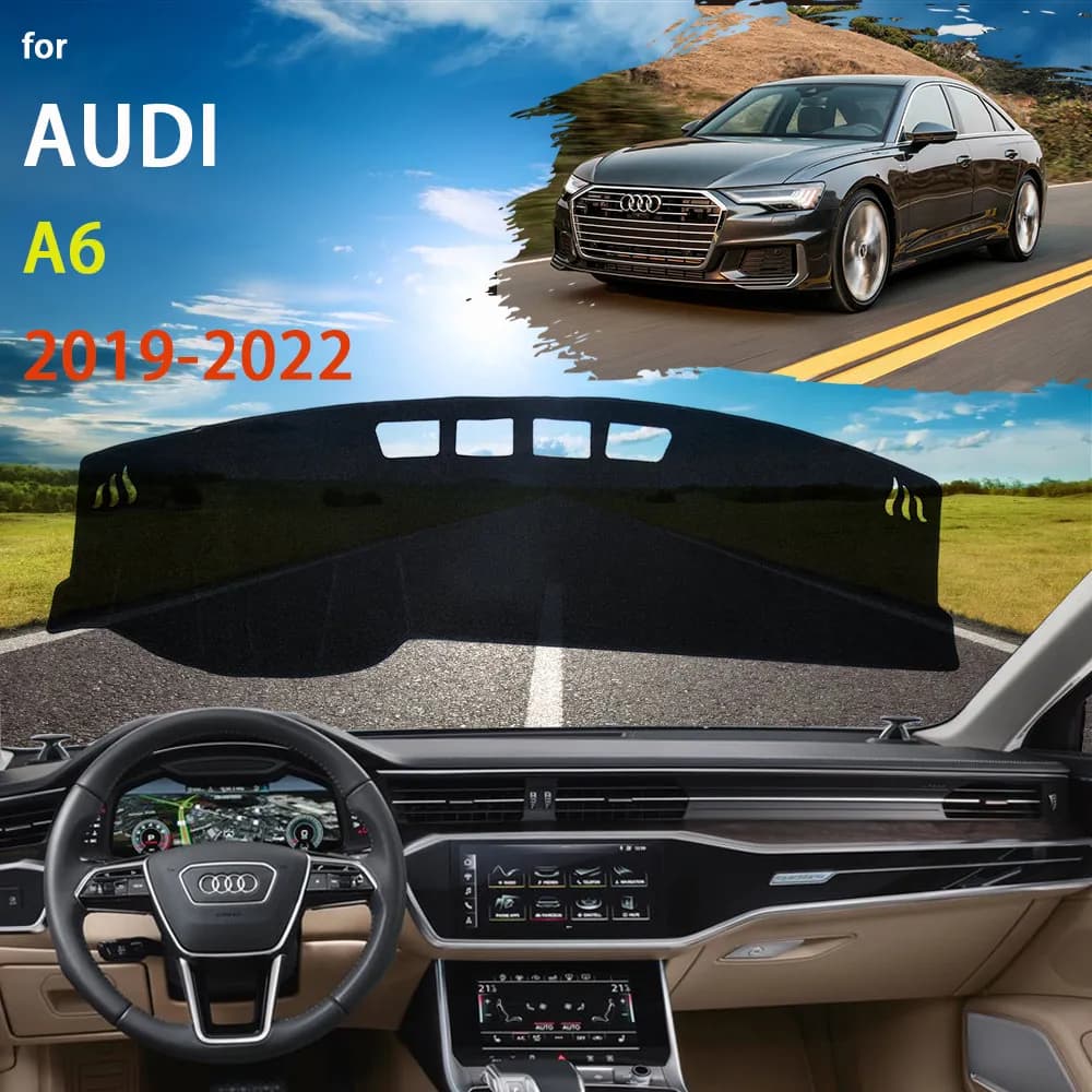 Dashboard Pads Protective For Audi A6 C8 4K 2019 2020 2021 2022 Car Accessories Dash Board Sunshield Anti-UV Carpet S-line Rug