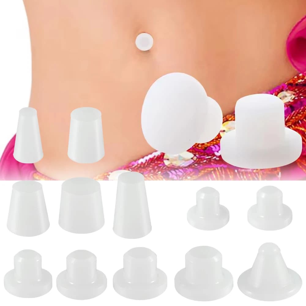 1-50PCS Silicone umbilical plug for ombelic trainer for ombelic surgery reducing weight and repair of umbilical hernia