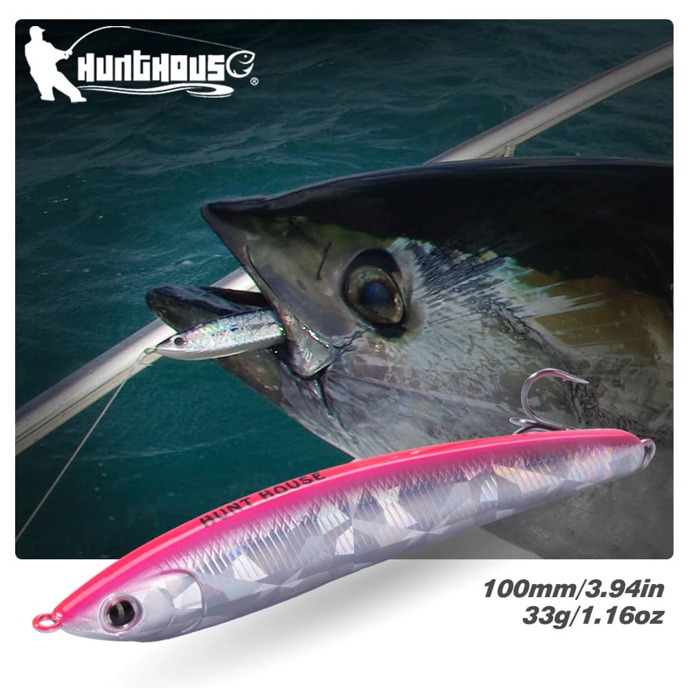 Hunthouse Matita sinking Esca lasts Jerk 100mm 33g Salt water tow fishing Smith Super Surger for trout bass Isca Artificia lw531