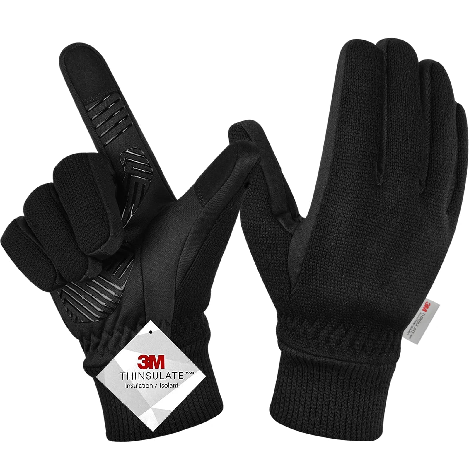MOREOK -10 °C Winter Gloves 3M Thinsulate Hot Thermal Gloves Touchscreen Bike Gloves Anti-slip Cycling Gloves Man Woman
