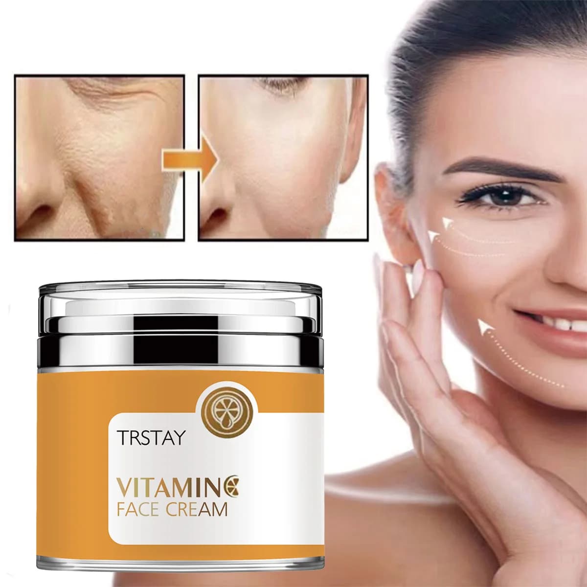 Bright white moisturizing serum to hydrate and enhance skin lighting with vitamin C and hyaluronic acid for bright skis