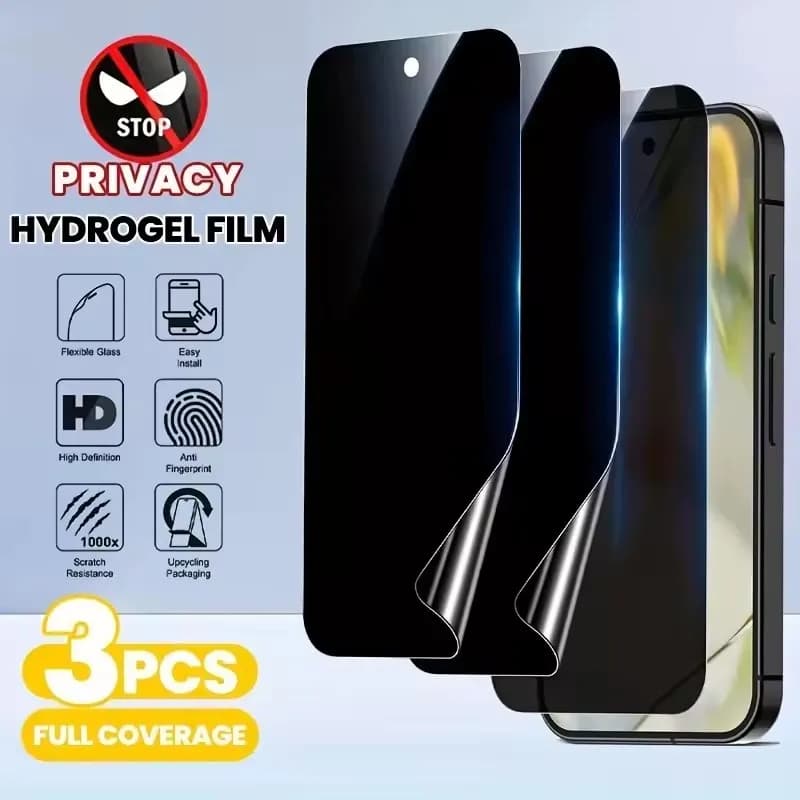 3 pezzi idrogel privacy per Realme P1 P2 P3x P4 Pro Speed 5G P3 Ultra P3Lite 5G protezione schermo anti-spia