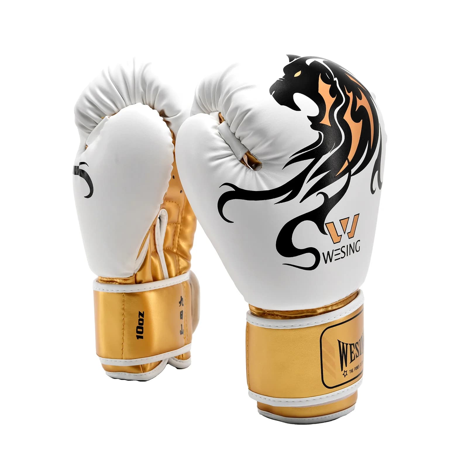 Guanti da allenamento da boxe Wesing guanti da sacco da boxe in pelle guantoni da boxe rosa