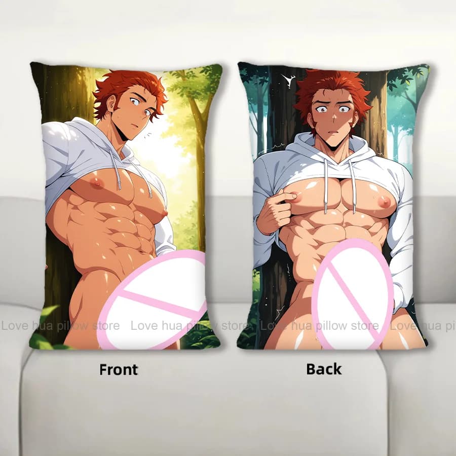 Dakimakura Anime Baek YoonHo Pillow Cover Sofa Cushion Double-side Print Throw Pillow Case 40X60cm