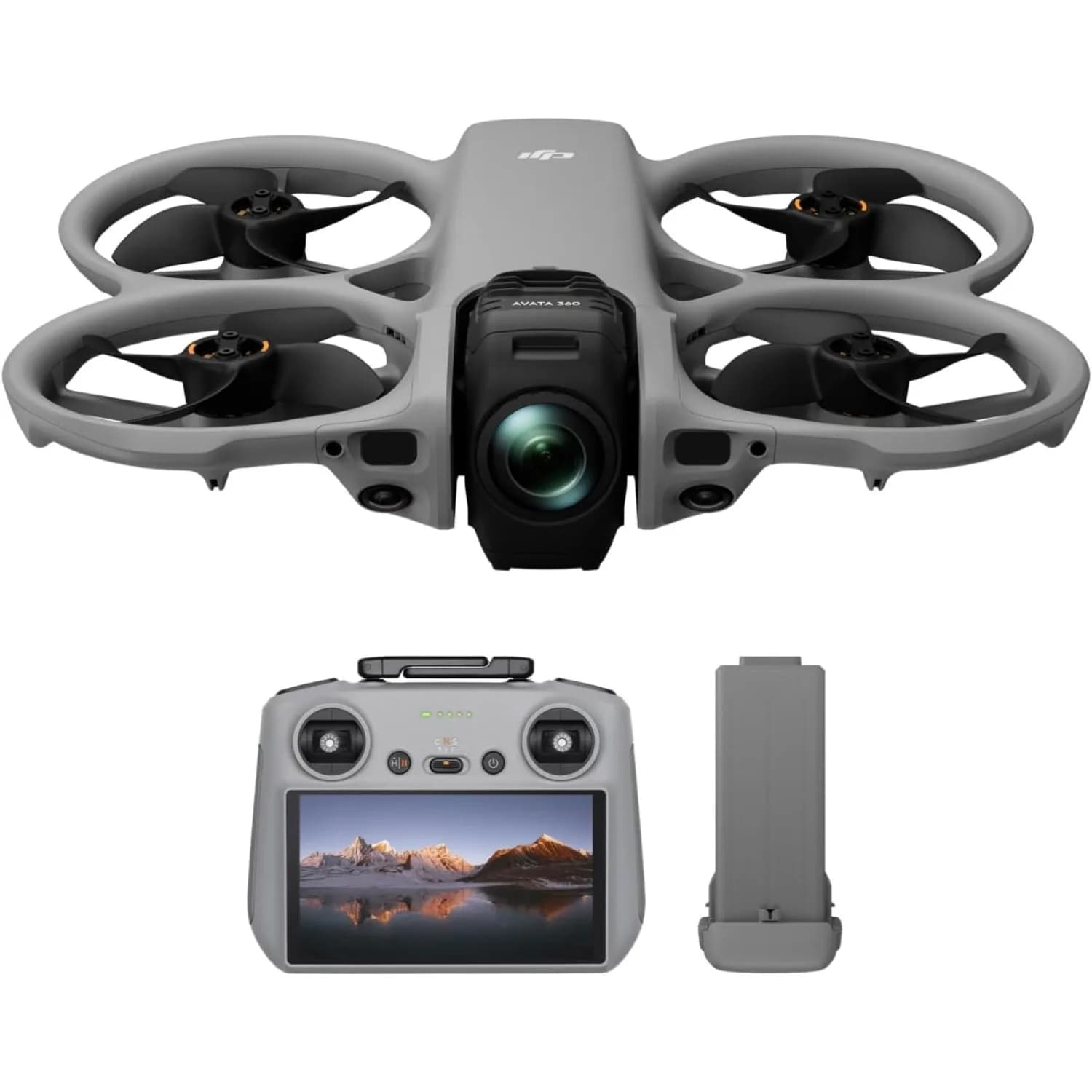 DJI Avata 360 FPV Drone with RC 2 Controller, 1-Inch 8K 360 Imaging System, Aerial Filming Camera, Propeller Guard, Screen Remote