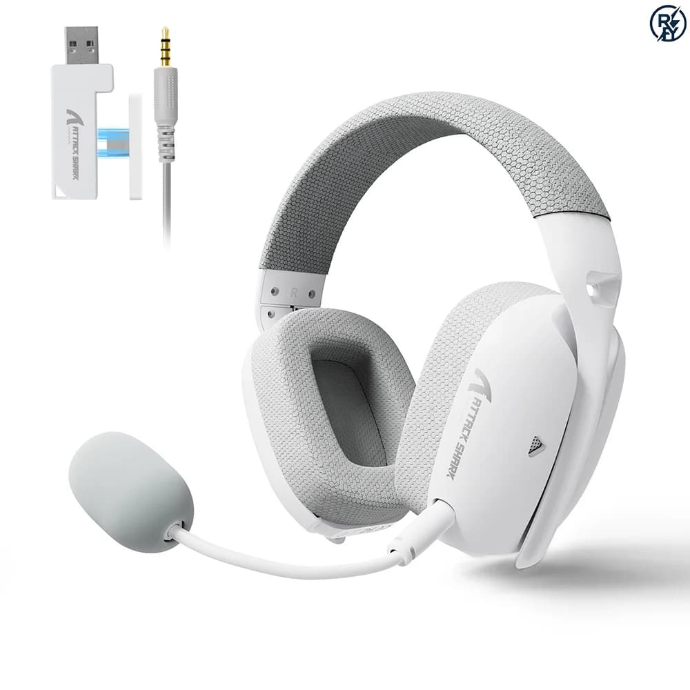 L80PRO Lightweight Gaming Headset Triple-Mode Connection Flexible Dual Microphones Supports PC,Mac,PS, XBOX BNF
