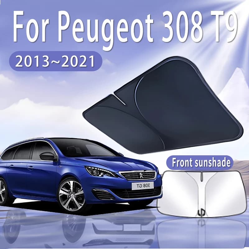 Auto Visiera Parasole Per Peugeot 308 T9 2013 ~ 2021 2016 2018 2020 MK2 Parabrezza Anteriore Parasole Isolamento Termico Estate Accessori Auto