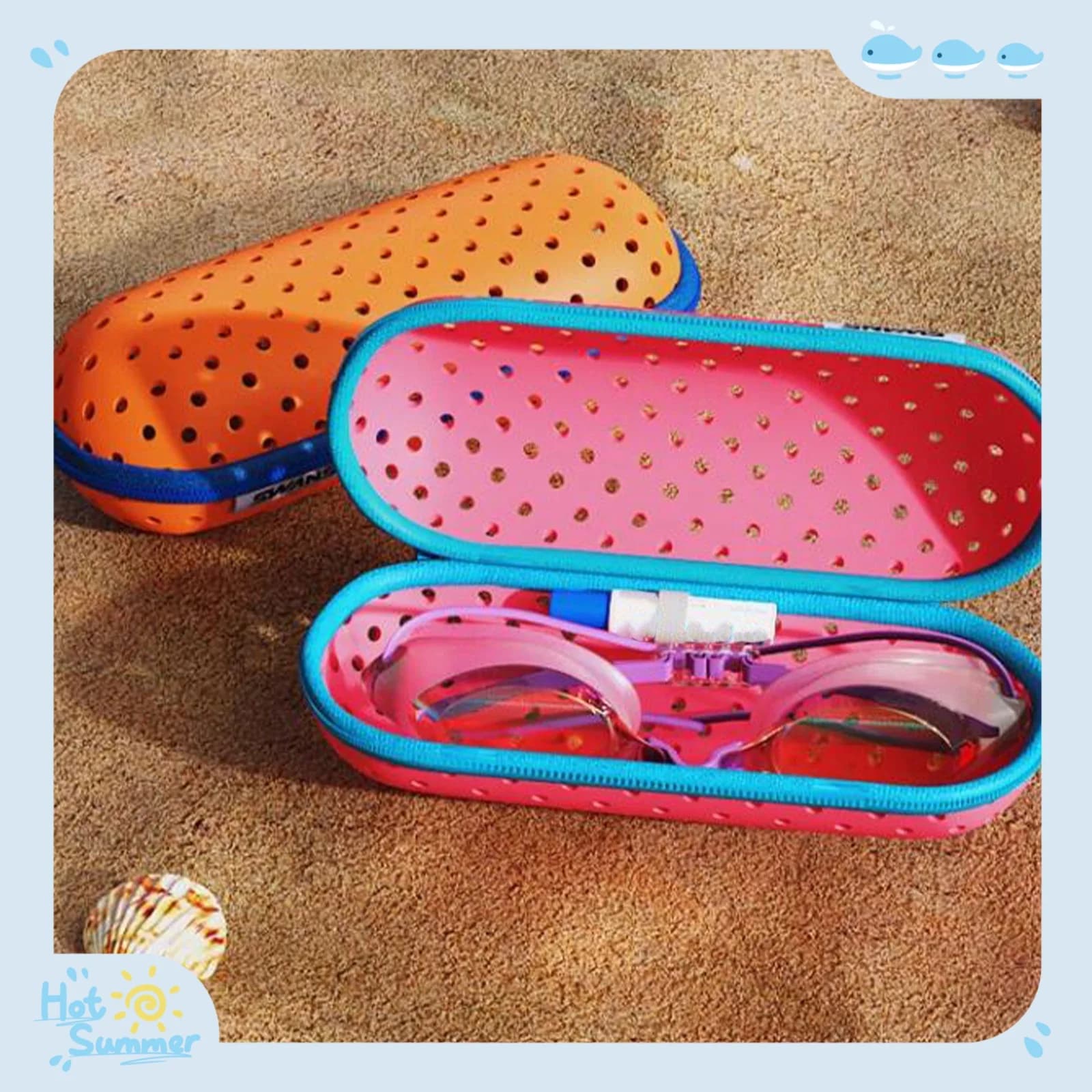 Custodia per occhiali da nuoto Scatola protettiva impermeabile per occhiali da nuoto Uomo Donna Accessori sportivi Organizzatore da viaggio