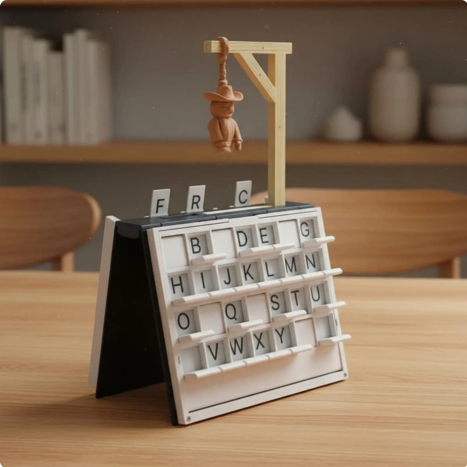 Backgammon Letter Board Game Vocabulary Building Portable Letter Brainteaser Game Set for Families Kids Road Trips Travel Game