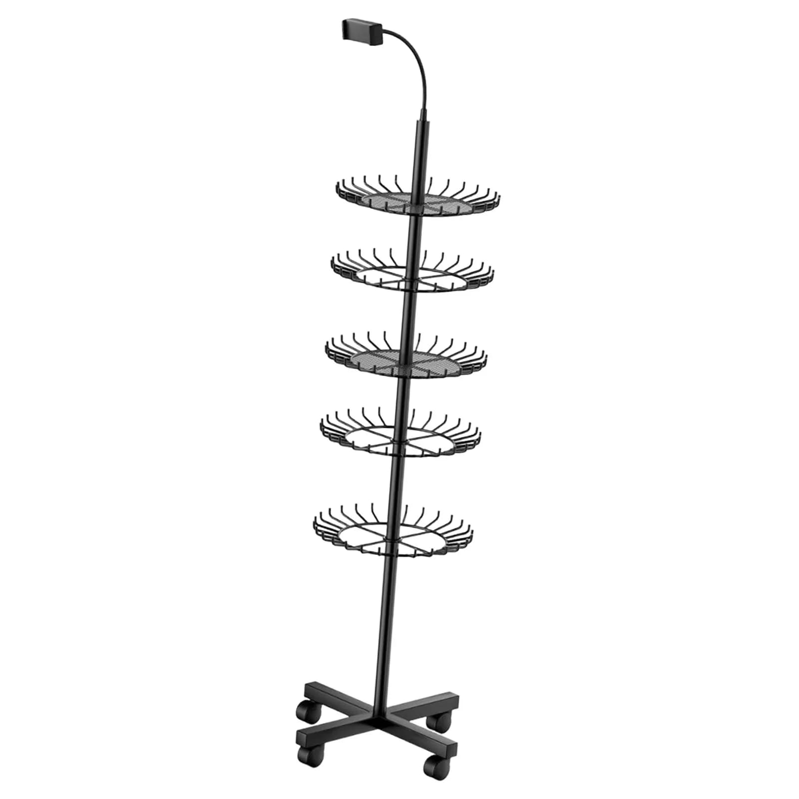 1 Pc Braided Hair Extension Stand Standing Hair Extension Stand With Phone Holder for Wallet Jewelry Wig Headwear Braiding