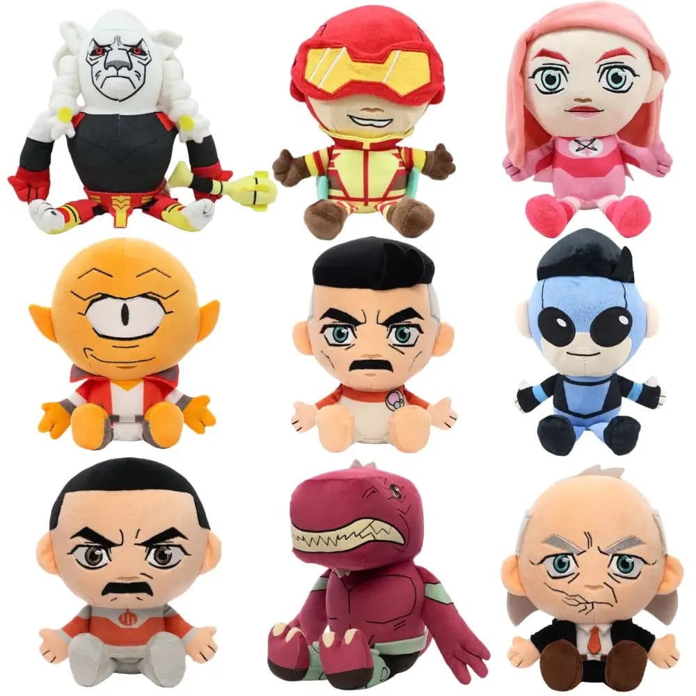 Invincible Plush Cartoon Omni Man Eve Mark Grayson Plushie Doll Soft Stuffed Mascot Costume Halloween Birthday Gifts Accessories