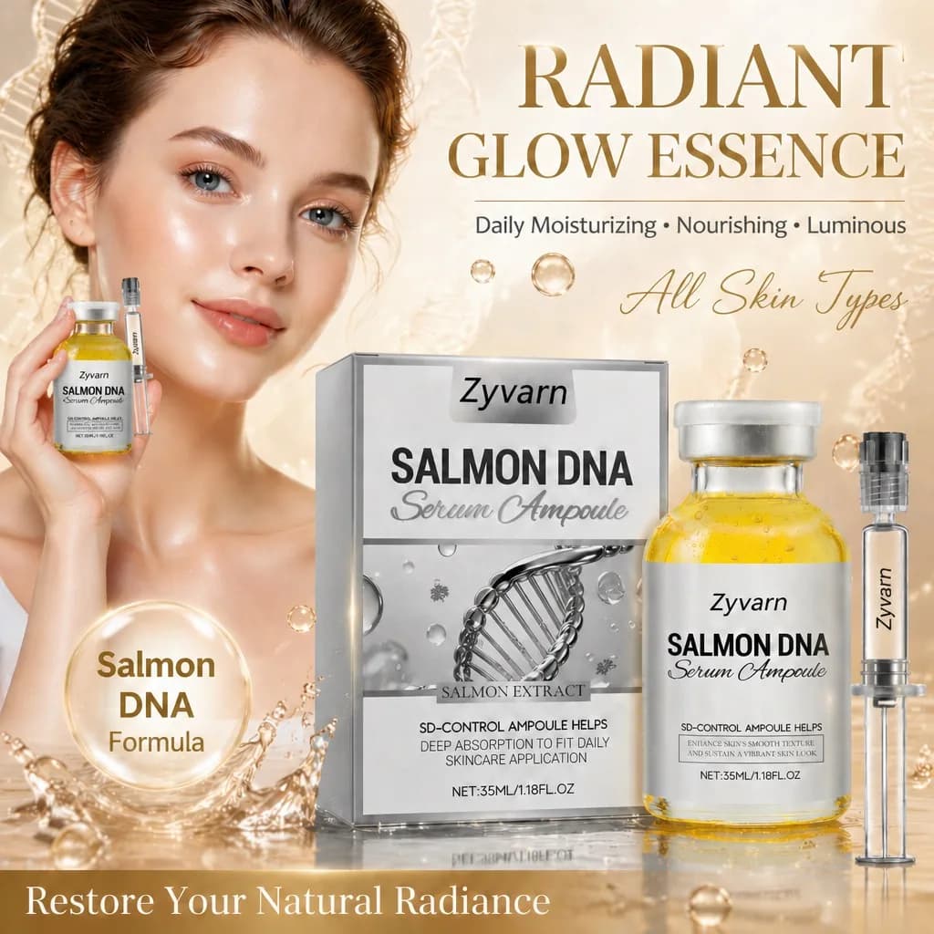 Siero Lifting al Peptide di Salmone per Skincare di Alta Qualità, Ripara in Profondità, Rivitalizza, Illumina, Idrata, Essenza Anti-Età al Collagene in Fiale