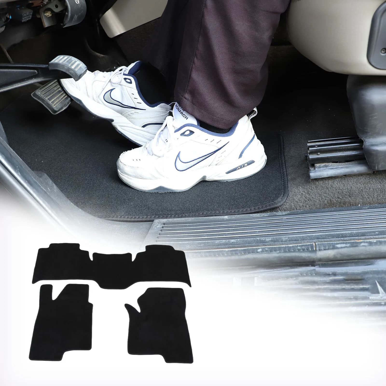 Tappetino per auto per Hummer H2 2003-2009 H3 2003-2009 Auto originale in pelle scamosciata Dettagli interni Accessori Tappeto