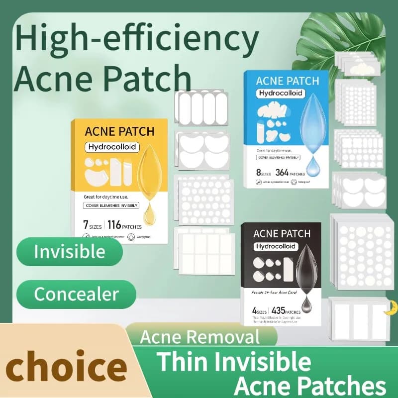 Multi-shape Mixing Acne Patch Invisible Removal Pimple Anti-Acne Waterproof Hydrocolloid Patches Spots Marks Concealer Makeup