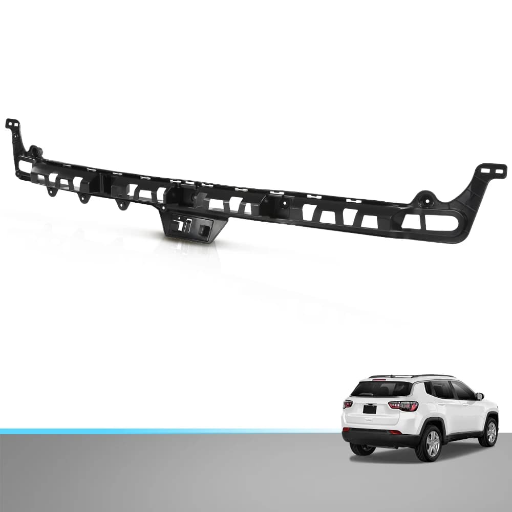 Binario di supporto per copertura paraurti centrale posteriore auto 68244459Ab adatto per Jeep Compass 2017-2019 3112200462 68244459Ab, 68244459Aa Nero