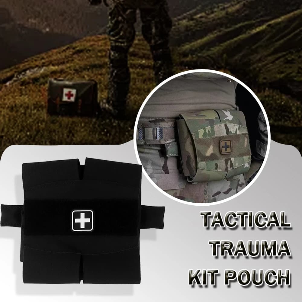Kit tattico per traumi Custodia da campeggio esterna Borsa da cintura Gilet IFAK Pouch Airsoft Medical Carry Marsupio Attrezzatura da caccia