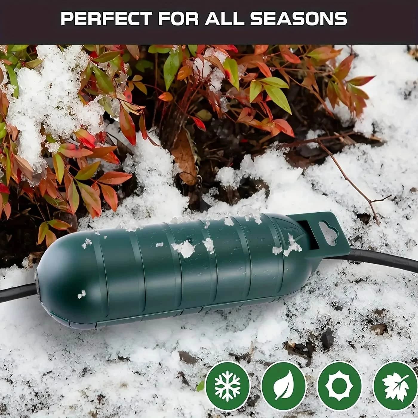 Outdoor Extension Cord Sleeve Set, Waterproof Plug Storage Box, Portable Cable Organizer, Rainproof Wiring Box, used to protect outdoor sockets, plugs, and sockets from rain, snow, and ice damage